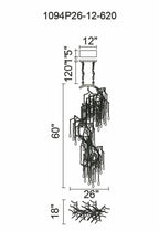 Anita 12 Light Chandelier