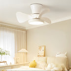 3 Blades Mute LED Dimmable with Remote Inverter Nordic Ceiling Fans Light