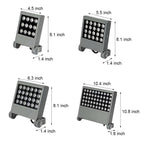 Aluminium Square LED  Flood Light, 12W/18W/24W/36W