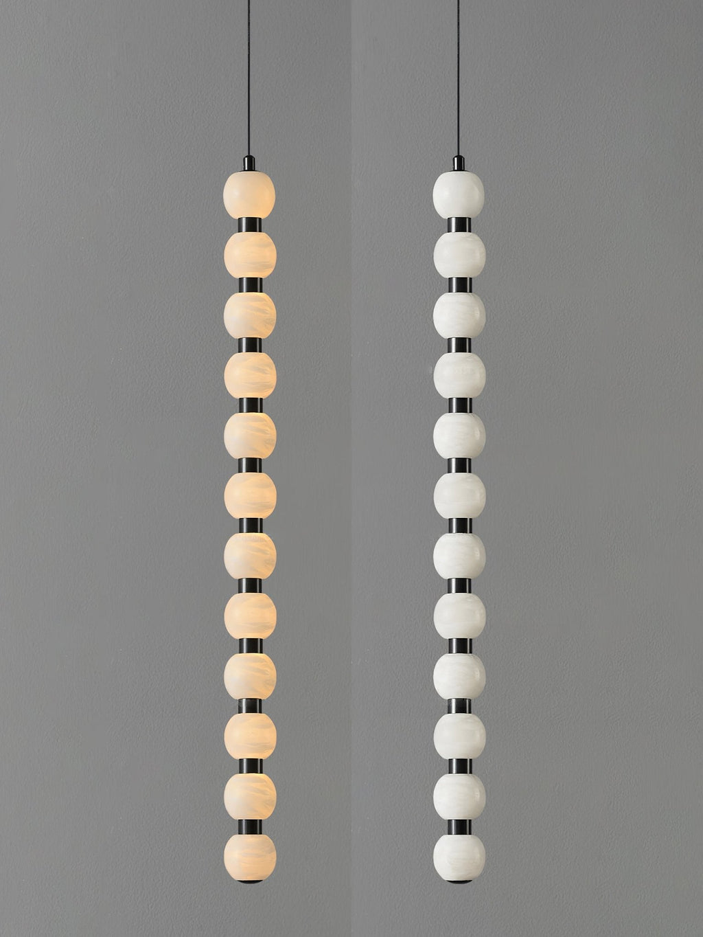 Orbique Alabaster Pendant Lamp