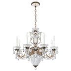 Bagatelle Chandelier, 11-Light, Aurelia Gold with Clear Heritage Crystal, 26.5"W (1238N-211H 1HWRWQ)