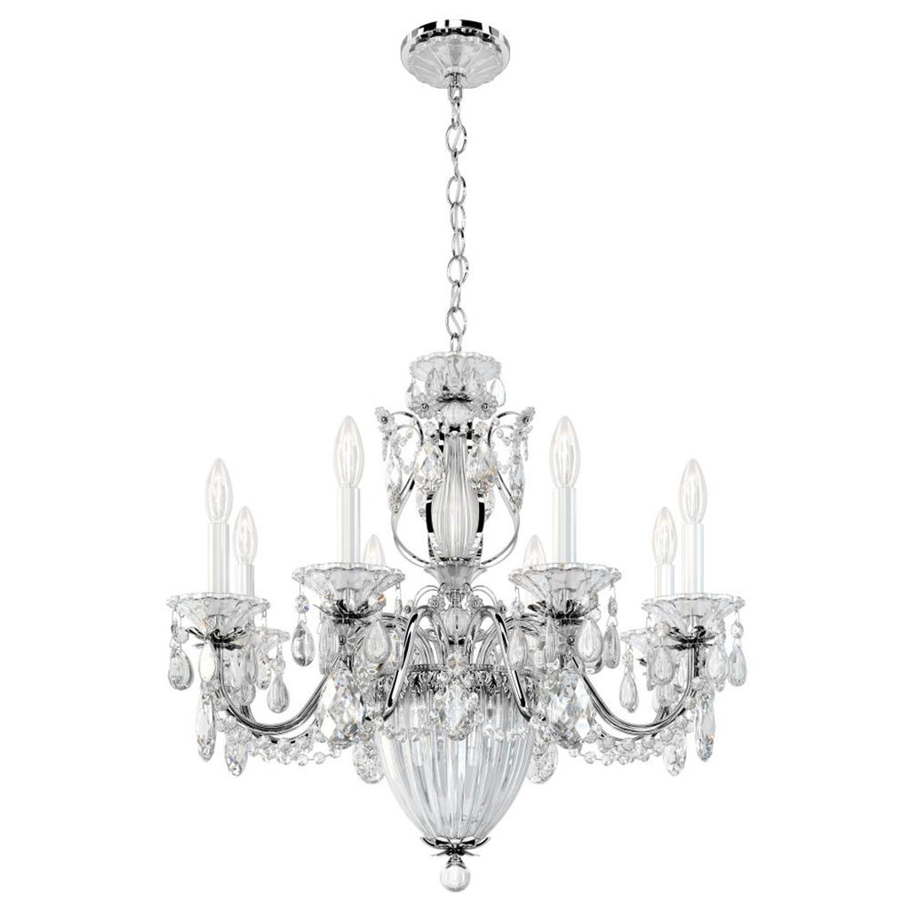 Bagatelle Chandelier, 11-Light, Etruscan Gold, Clear Heritage Crystal, 26.5"W (1238N-23H 1HWRWY)