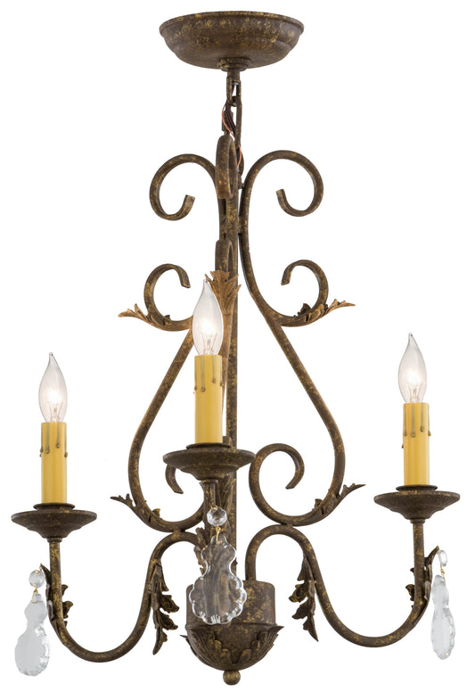 18 Wide French Elegance 3 Light ChandelierBy Meyda Lighting