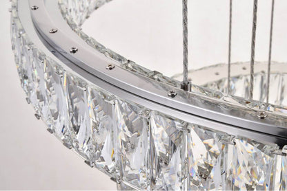 Contemporary Chrome-Light ChandelierBy Home Living