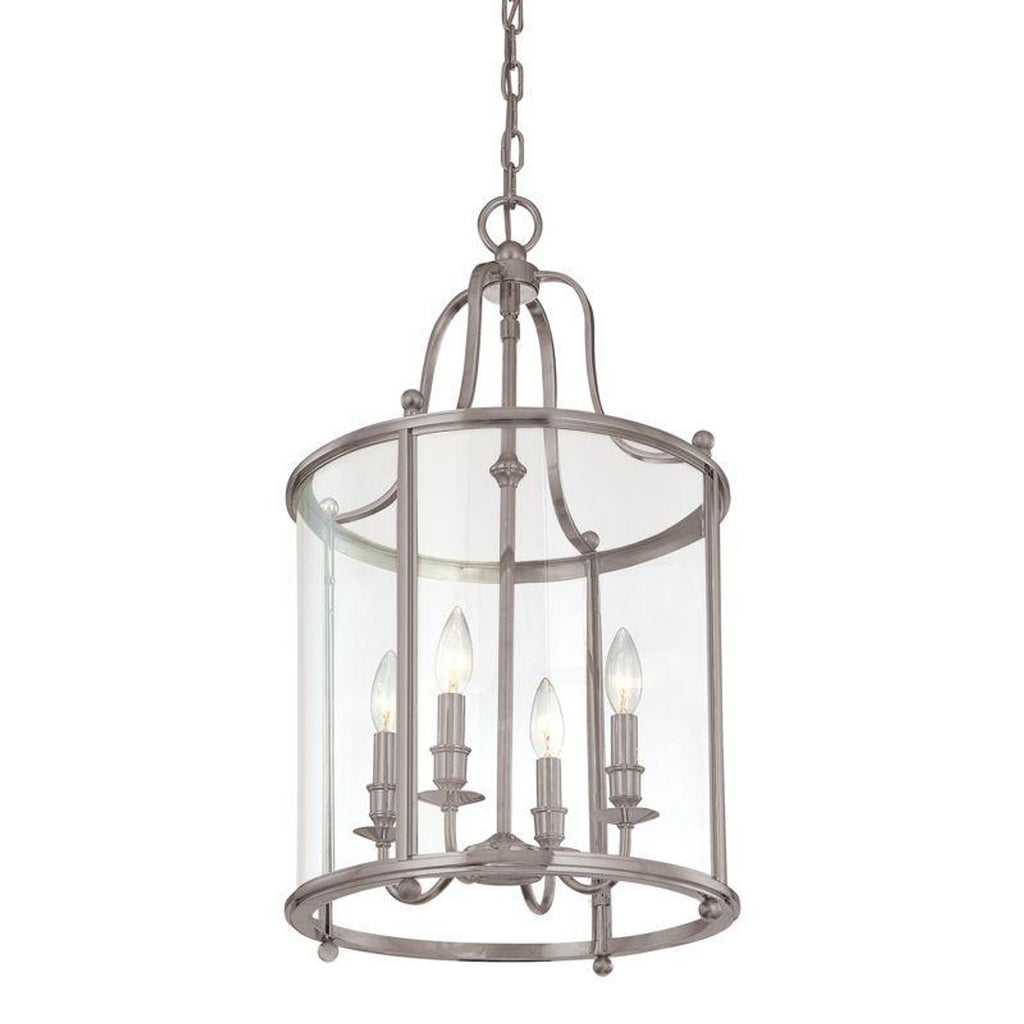 Aerial Pendant, 5-Light, Short Height, Natural Iron, Frosted Glass, 47.5"W (137865-SKT-SHRT-20-FD0626 4RY9HA)