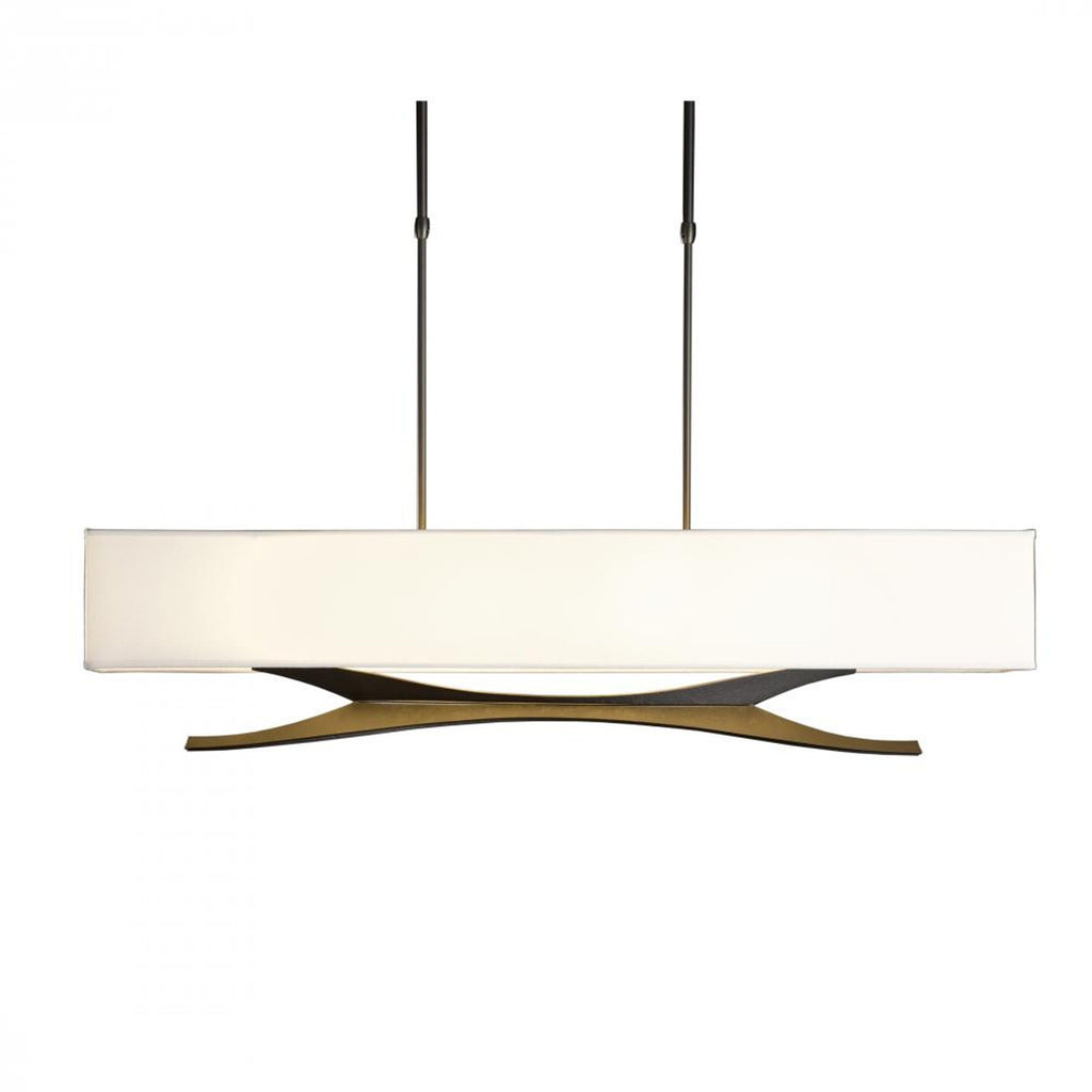 Arc Ellipse Pendant, 5-Light, Standard Height, Vintage Platinum, Opal Glass, 5.25"W (137525-SKT-STND-82-GG0182 3WQ37R)
