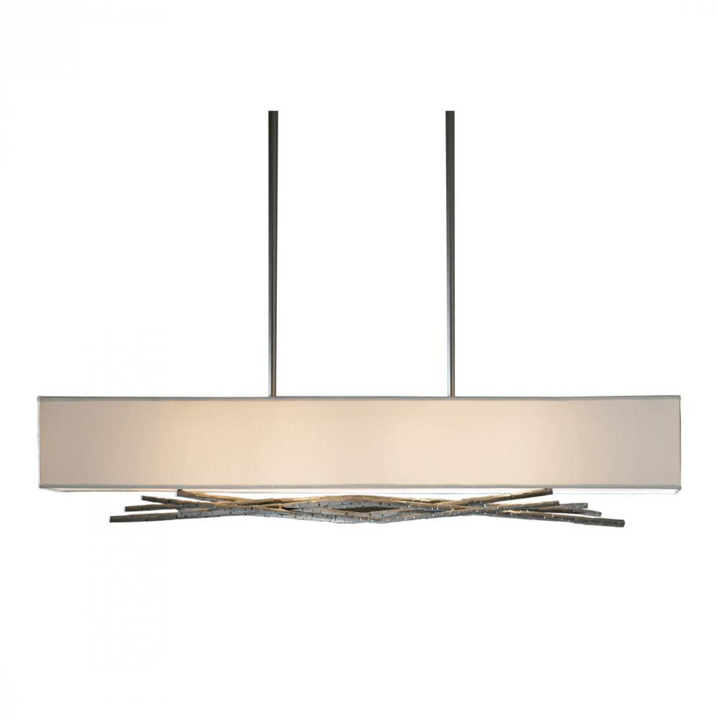 Arc Ellipse Pendant, 5-light, Long Height, Soft Gold, Opal Glass, 5.25"W (137525-SKT-LONG-84-GG0182 3WTW0Q)