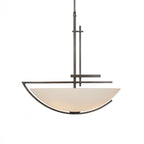 Ondrian Pendant, 3-Light, Standard Height, Vintage Platinum, Opal Glass, 24"W (138552-SKT-STND-82-GG0032 3WTZYK)