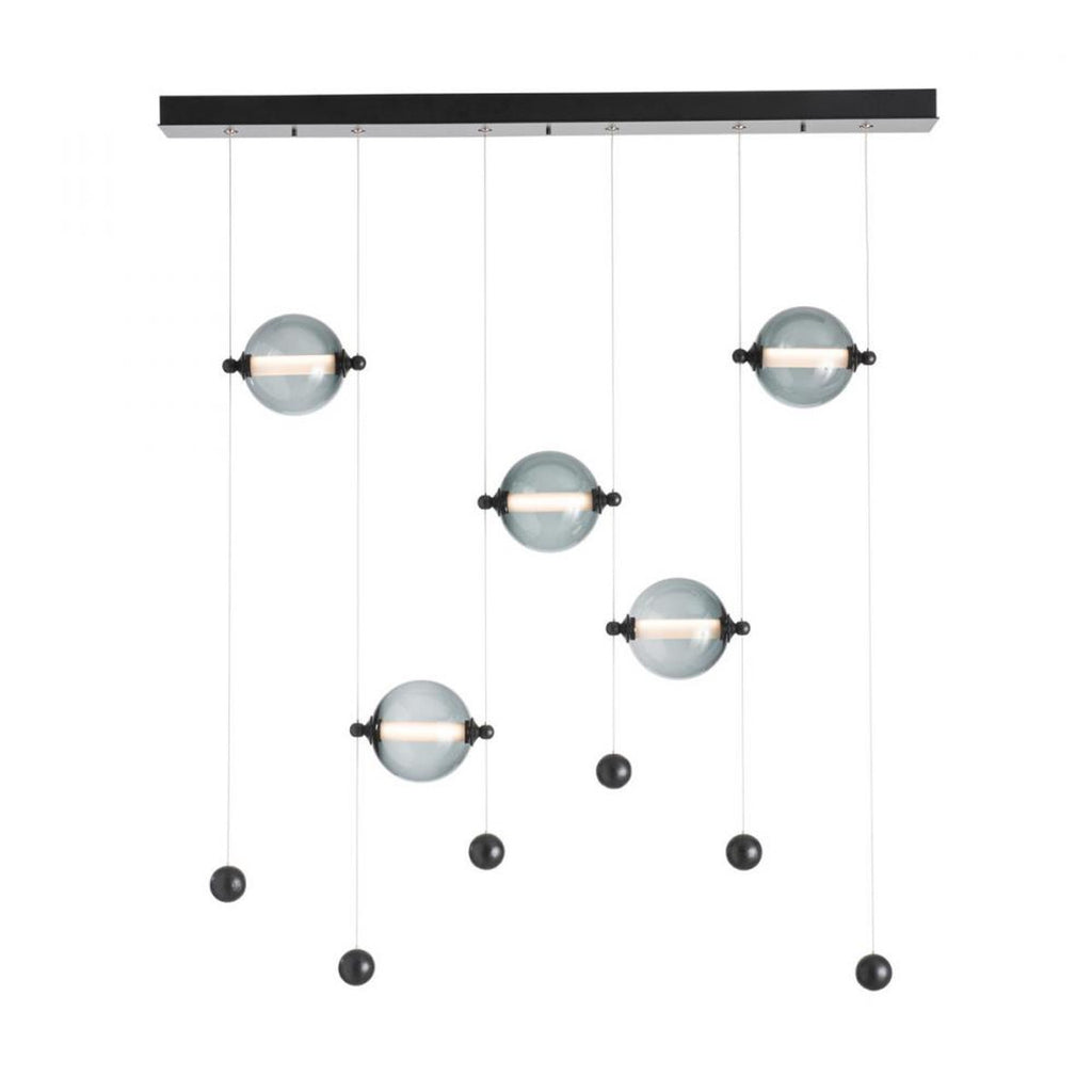 Cityscape Pendant, 1-Light, Standard Height, LED, Natural Iron, 5.3"W (139726-LED-STND-20-82 461ZP8)