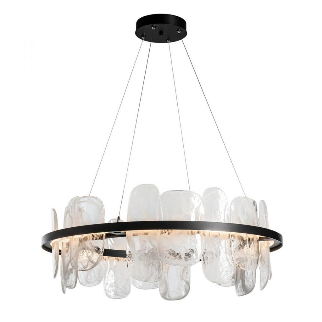 Gossamer Pendant, 1-Light, Standard Height, LED, Sterling, 38"W (139656-LED-STND-85-85 5D9RRD)