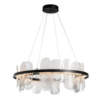Gossamer Pendant, 1-Light, Standard Height, LED, Soft Gold, 38"W (139656-LED-STND-84-85 5D9RRC)