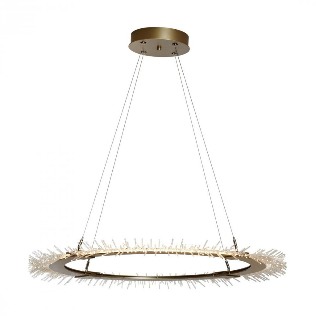 Anemone Pendant, 1-Light, Standard Height, LED, Sterling, 36.9"W (139772-LED-STND-85 5D9WMW)