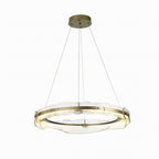 Solstice Pendant, 1-Light, Standard Height, LED, Vintage Platinum, Clear Glass, 35.8"W (139780-LED-STND-82-ZM0518 5D9XMD)