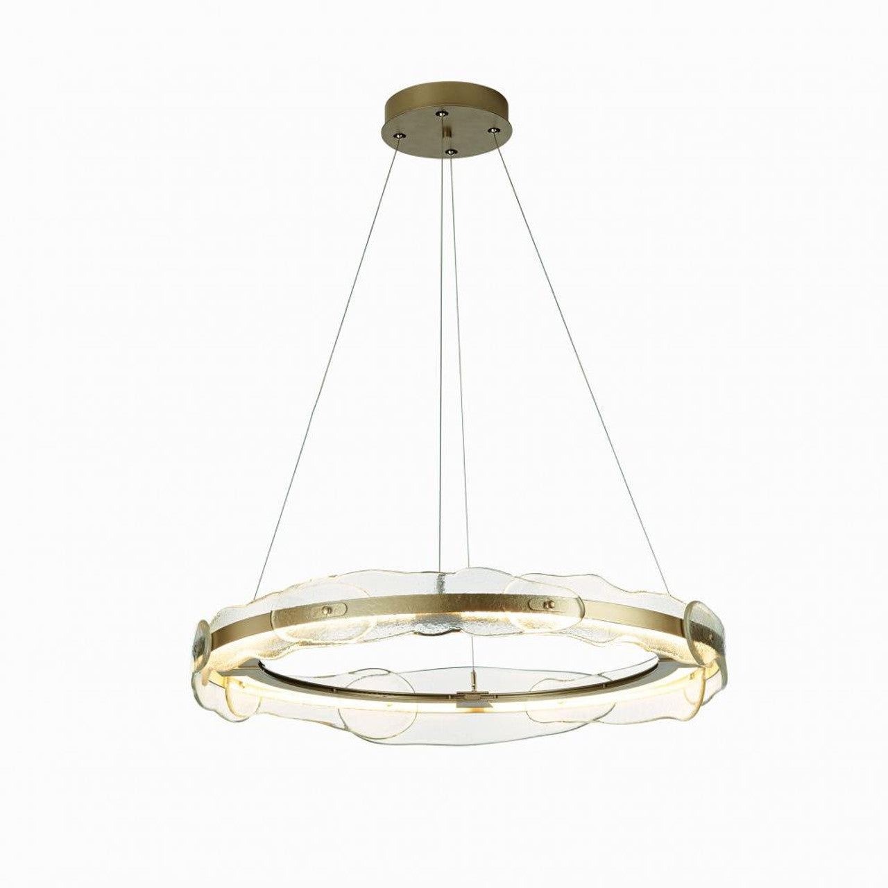Solstice Pendant, 1-Light, Standard Height, LED, Vintage Platinum, Clear Glass, 35.8"W (139780-LED-STND-82-ZM0518 5D9XMD)