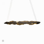 Crossing Waves Pendant, 1-Light, Standard Height, LED, Sterling, 9.1"W (139905-LED-STND-85 5DDRFA)