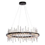 Cityscape Pendant, 1-Light, Standard Height, LED, Bronze, 38"W (139910-LED-STND-05-85 5DDRFG)