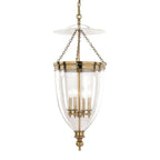 Aerial Pendant, 5-Light, Short Height, Vintage Platinum, Frosted Glass, 47.5"W (137865-SKT-SHRT-82-FD0626 4RY9HC)