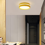 7.9-Inch Round Flush Mount Lighting LED Ceiling Light Acrylic Ceiling Lamp Ceiling-Mounted LED Light for Bedroom