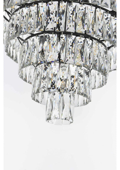 Josephine 29 Light Chandelier, BlackBy Elegant Furniture & Lighting