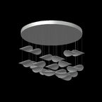 Wave Floating Leaf Chandelier