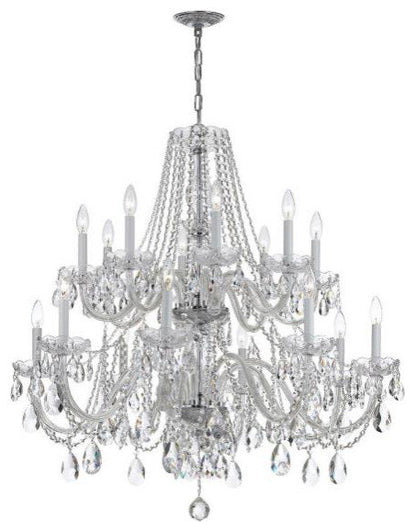 Crystal 8-Light Chandelier in Classic Style, 37"Wx34"HBy Crystorama Lighting