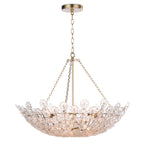 Cheshire Basin Chandelier, 6-Light, Gold Leaf, 27.5"W (16-1174GL 504X4XW)