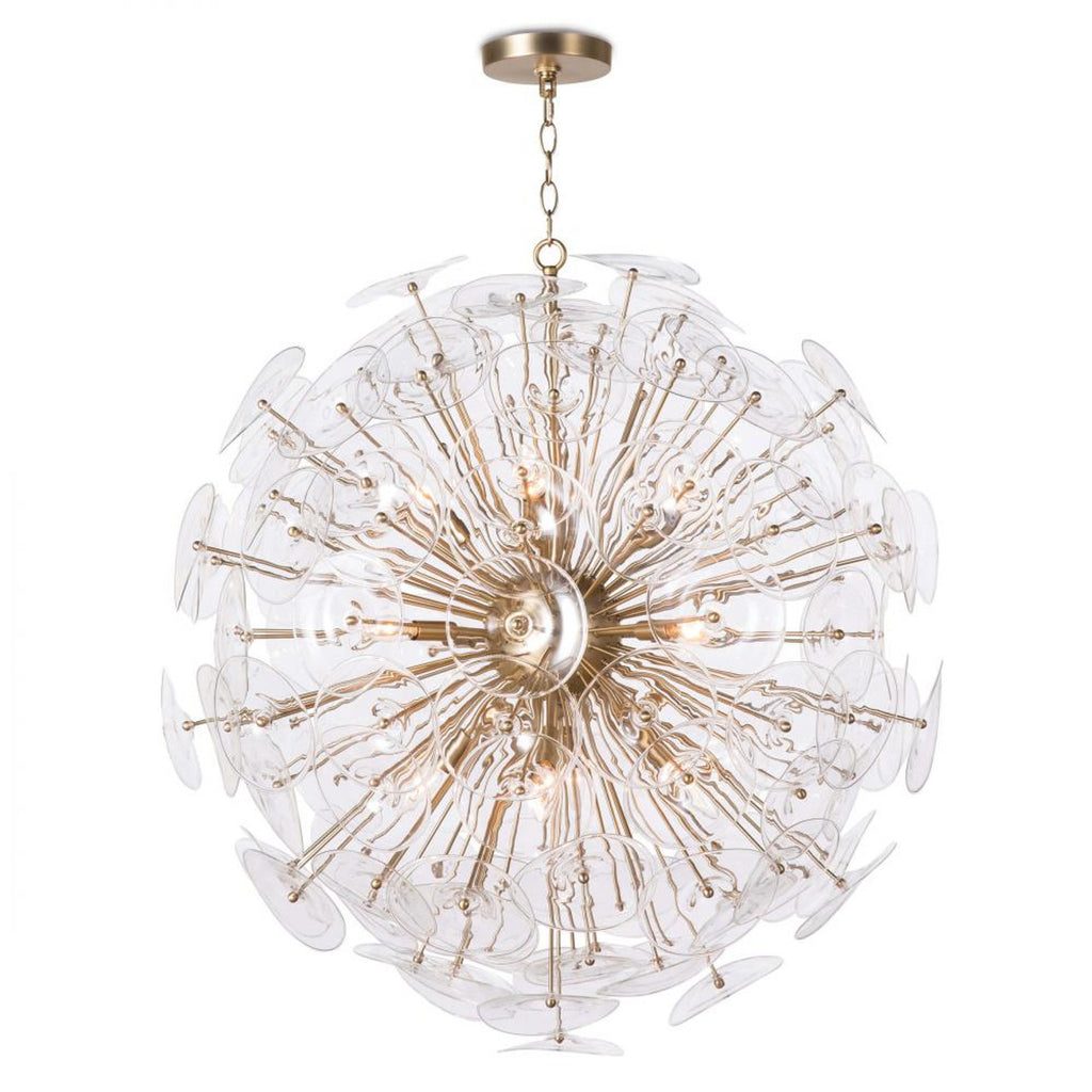 Cheshire Chandelier, 6-Light, Gold Leaf, 24"H (16-1184GL 504X4Y0)