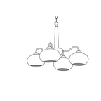 Persimmon Chandelier