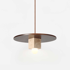 Tondo Stone Disc Pendant Light