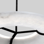 Carve Alabaster Pendant Light