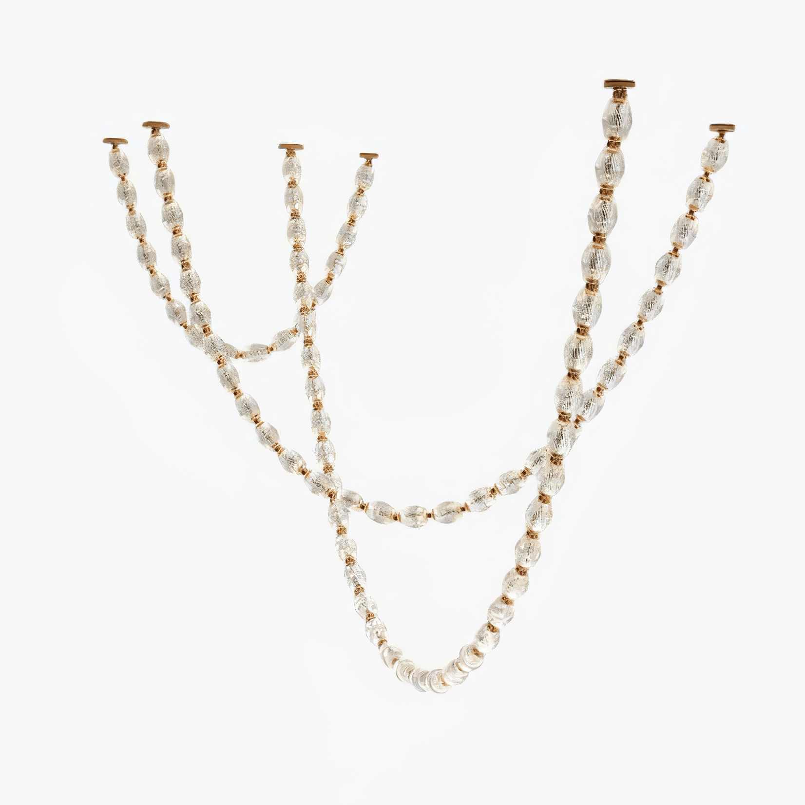 Glass Chain Chandelier
