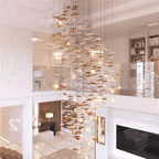 Tidal Art Glass Chandelier
