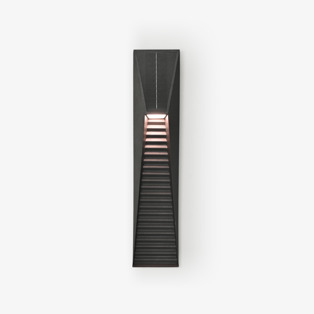 Obsidian Path Solar Outdoor Wall Light