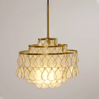 Teardrops Shell Chandelier