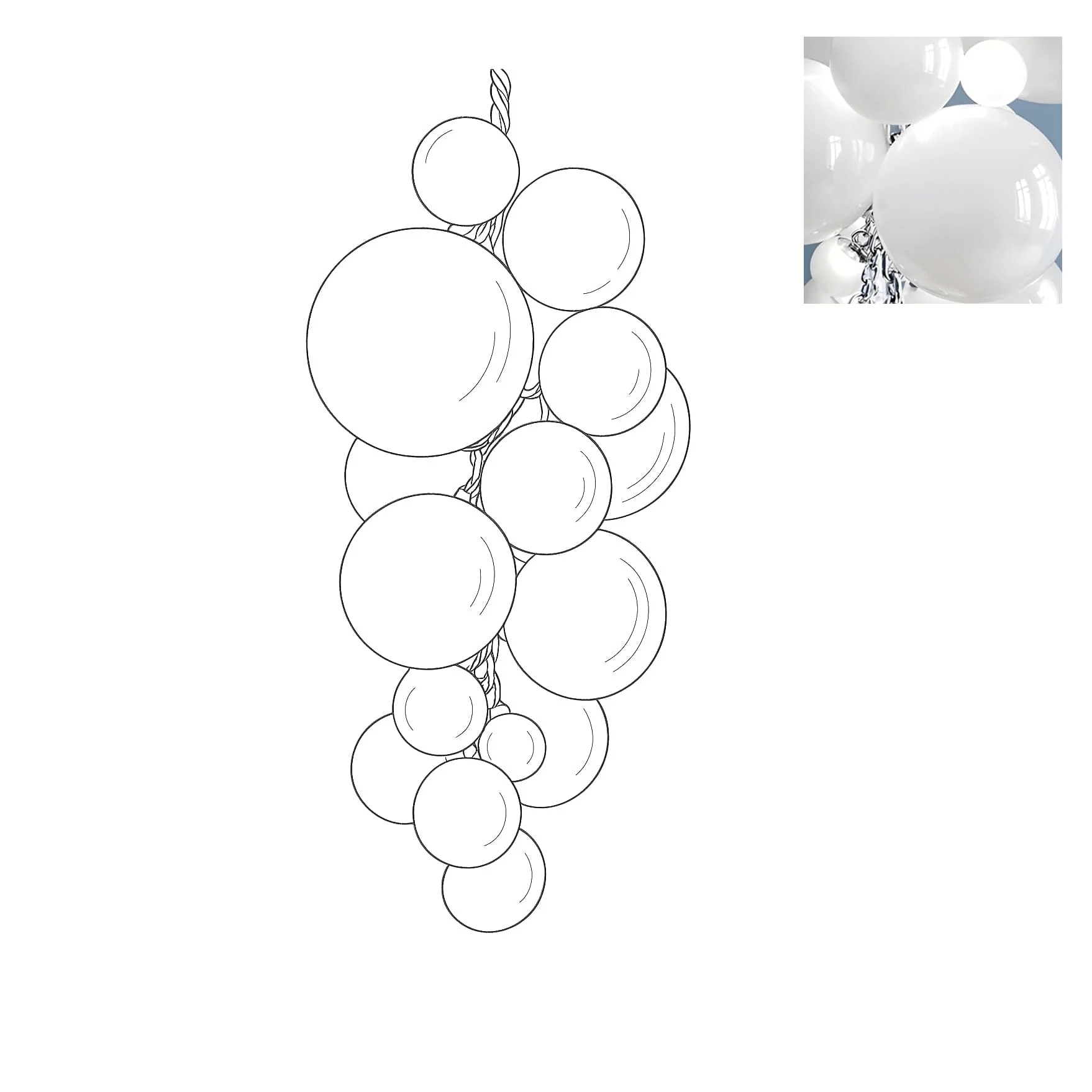 Velymo Grapetta Chandelier