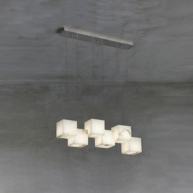 Alabaster Box Chandelier