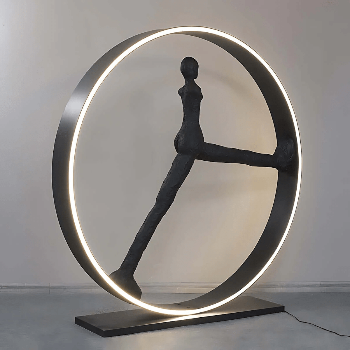 Time Walker Sculpture Floor Lamp