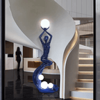 Mermaid Sculpture Floor Lamp