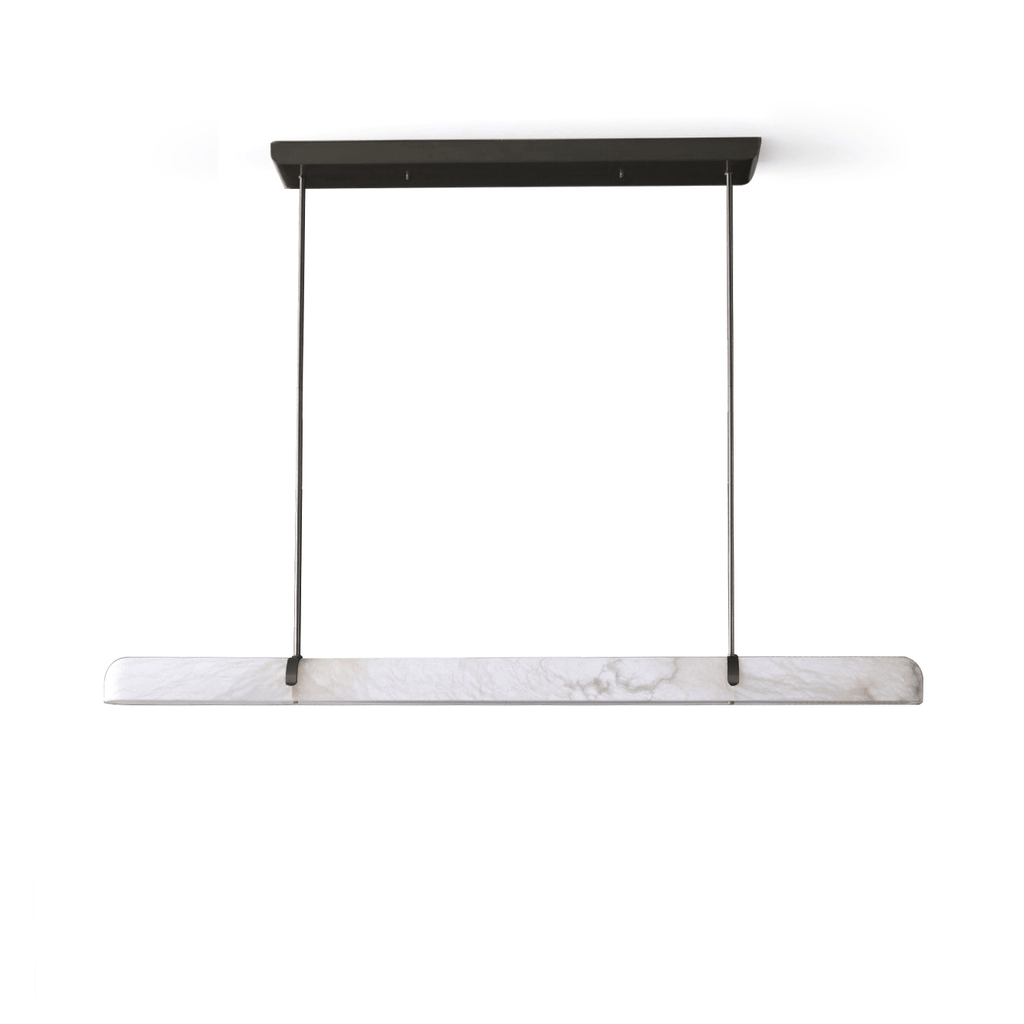 Linear Alabaster Chandelier