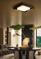 Kurin Wood Frame Ceiling Light