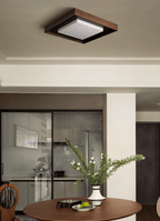 Kurin Wood Frame Ceiling Light