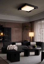 Kurin Wood Frame Ceiling Light