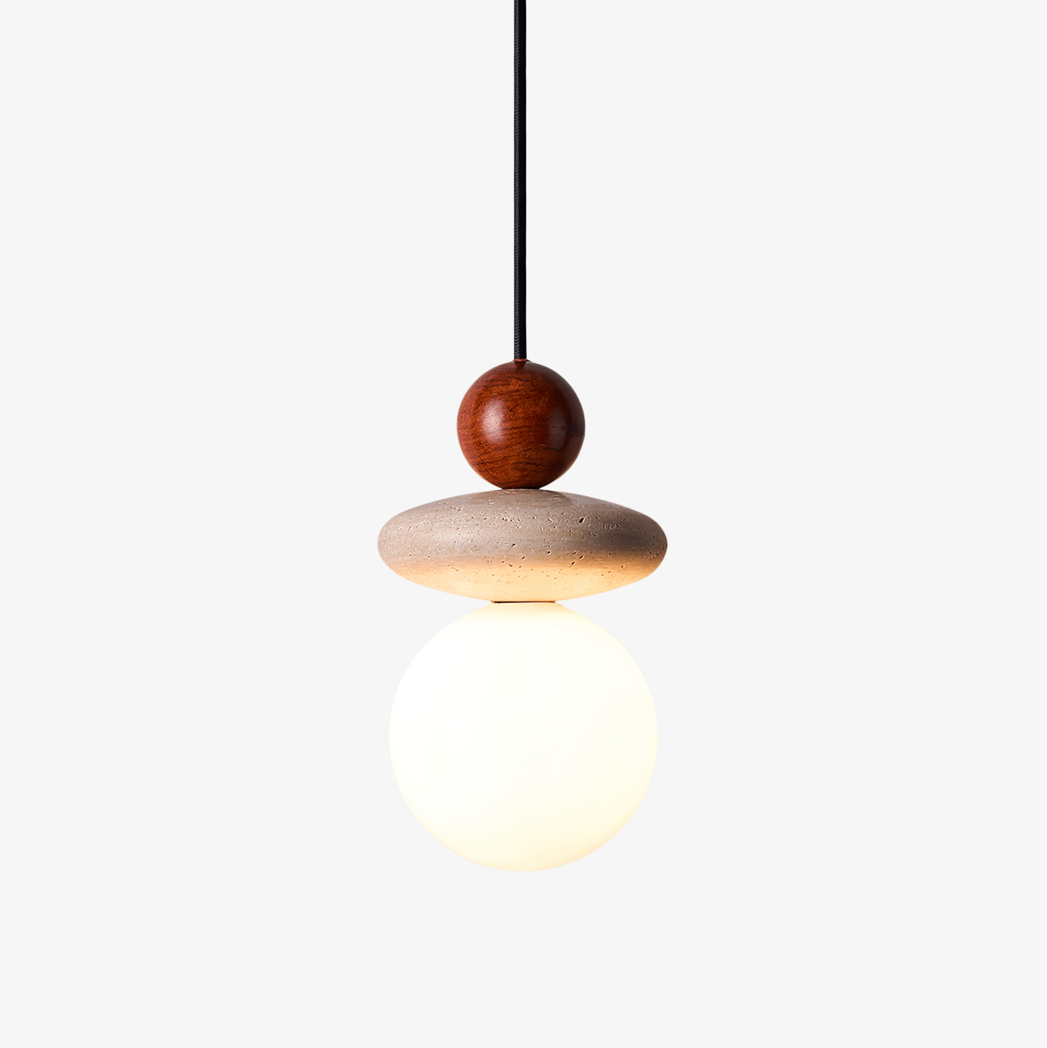 Lumi Travertine Pendant Light