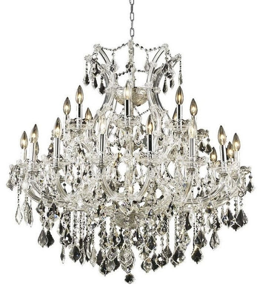 Elegant Maria Theresa 24-Light Chrome ChandelierBy Elegant Furniture & Lighting