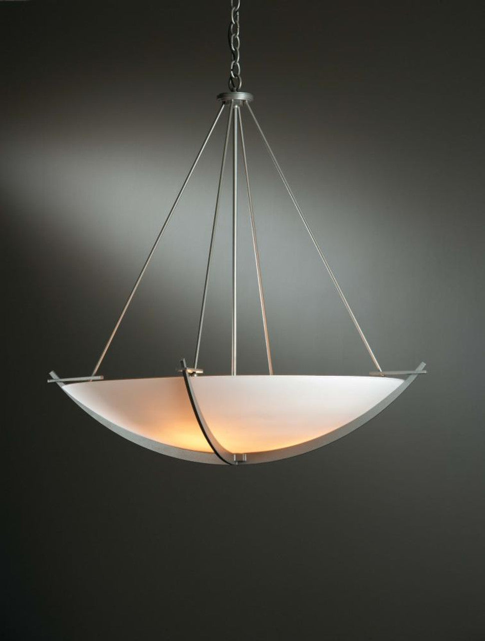 Ribbon Chandelier, 6-Lights, Natural Iron, Opal and Clear (ZU), 38.5"W (104116-SKT-20-ZU0291 LPYQY)