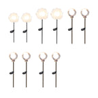10Pcs Solar Dandelion Garden Lights Outdoor Pathway Light for Yard