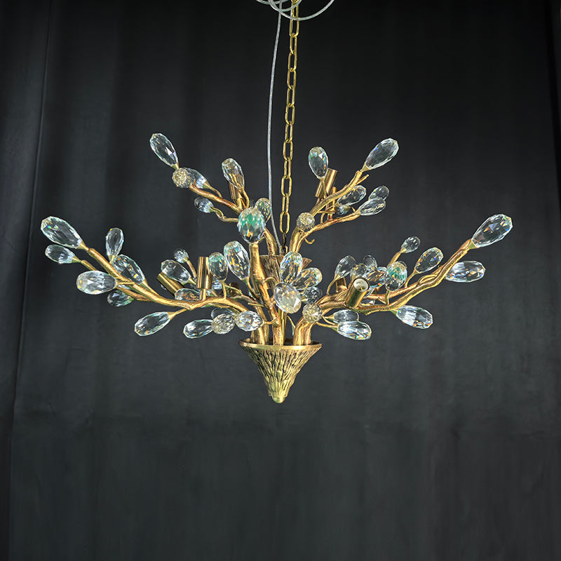 Budding Crystal Chandelier