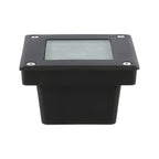 5-Light LED Modern Square In-Ground Well Lights Step Deck Lighting with Light Sensor for Pathways