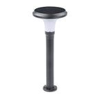 Black Solar Lawn Bollard Light