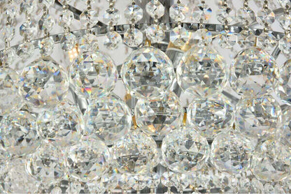 Elegant Lighting Primo Chandelier, Chrome, 36.00, 32By Elegant Furniture & Lighting